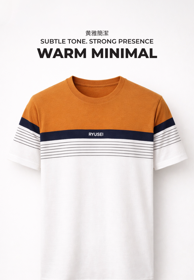 Ryusei Kaos Pria Kyomizu CMB Mustard