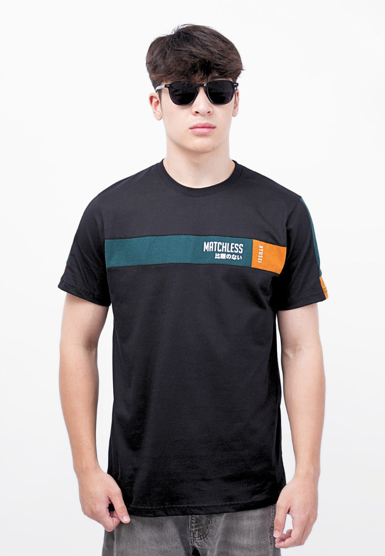 Ryusei Kaos Pria Matchless CMB Black