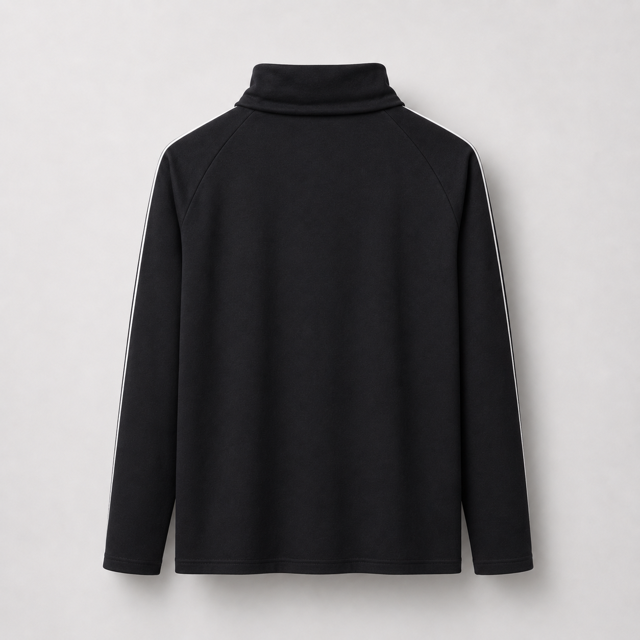 Ryusei Kaos Pria Turtleneck Lengan Panjang Nandito Jpn Black