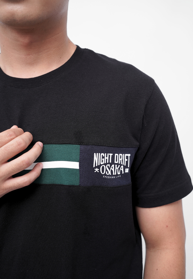 Ryusei Kaos Pria Osaka CMB Black