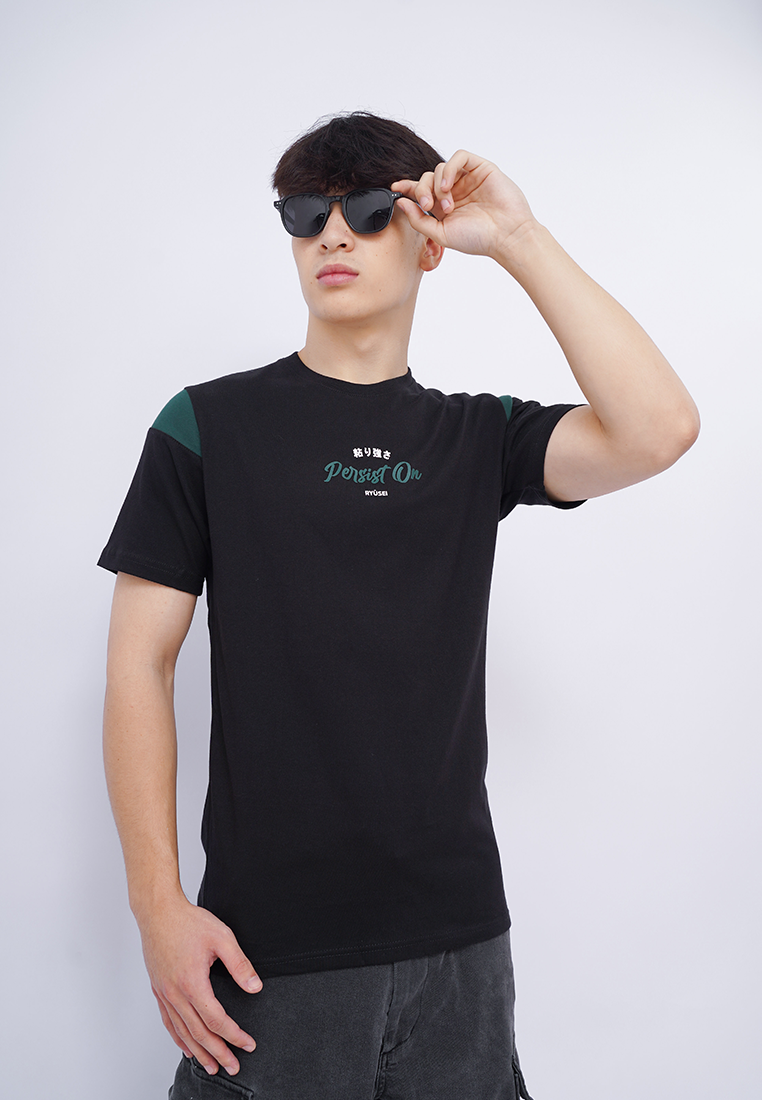 Ryusei Kaos Pria Persist CMB Black