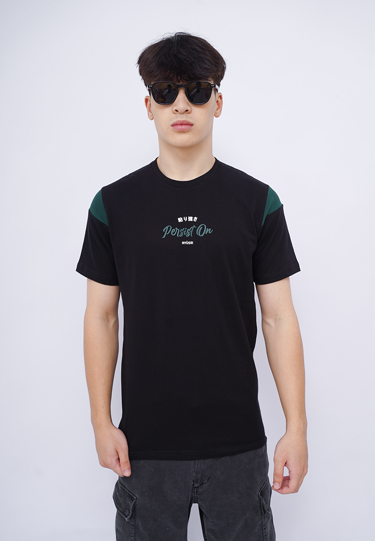 Ryusei Kaos Pria Persist CMB Black