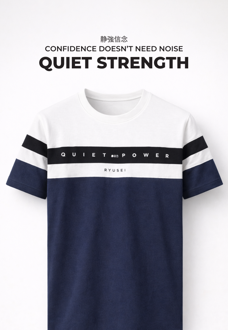 Ryusei Kaos Pria Quiet CMB Navy