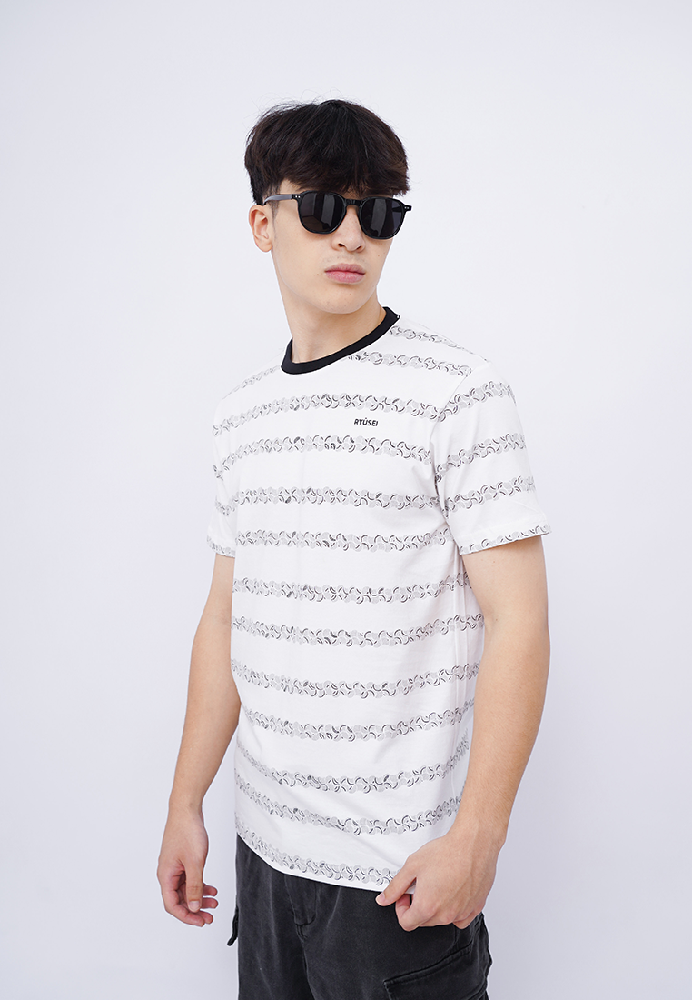 Ryusei Kaos Pria Shimajiri FP White