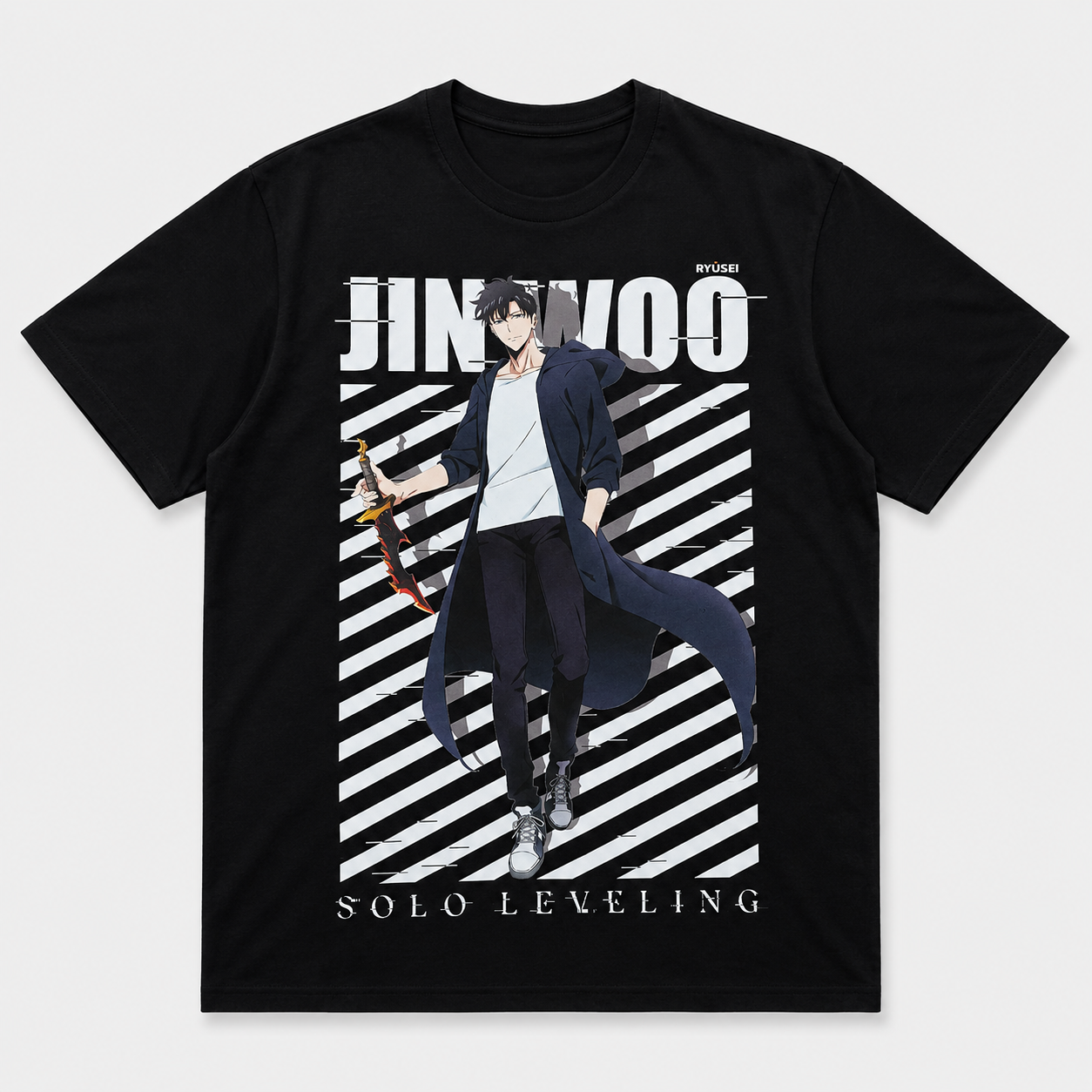 [Exclusive Collaboration] Ryusei x Solo Leveling Official License – T-Shirt Premium Series