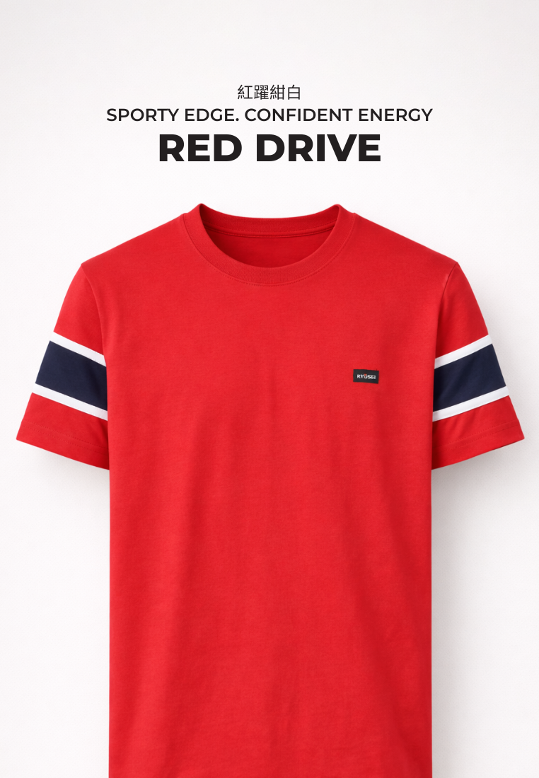 Ryusei Kaos Pria Yusuhara CMB Red