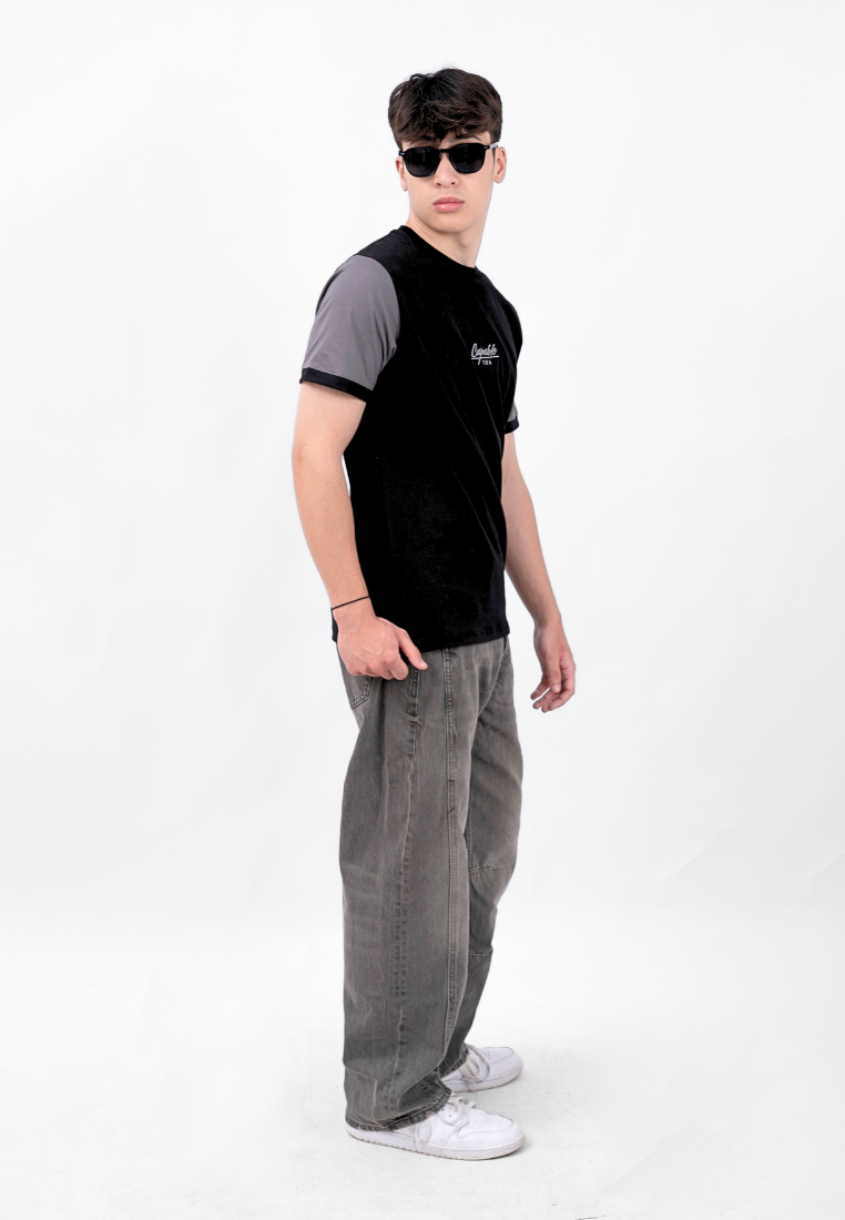 Ryusei Kaos Pria Capable Black