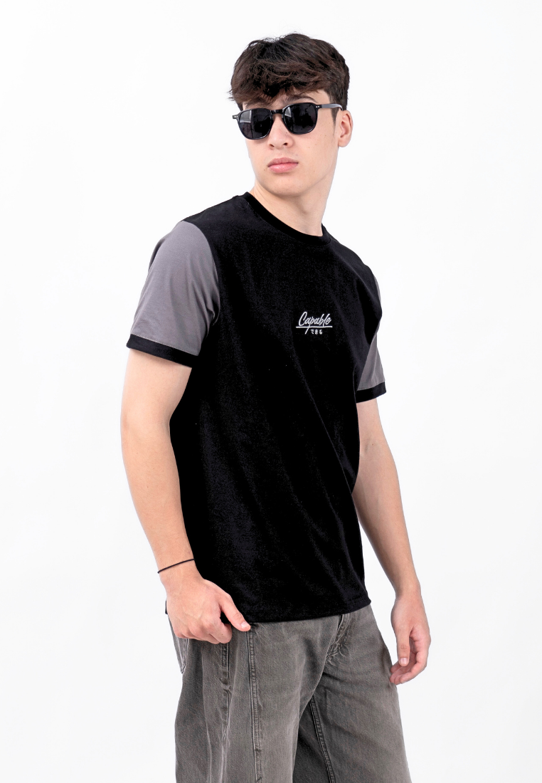 Ryusei Kaos Pria Capable Black