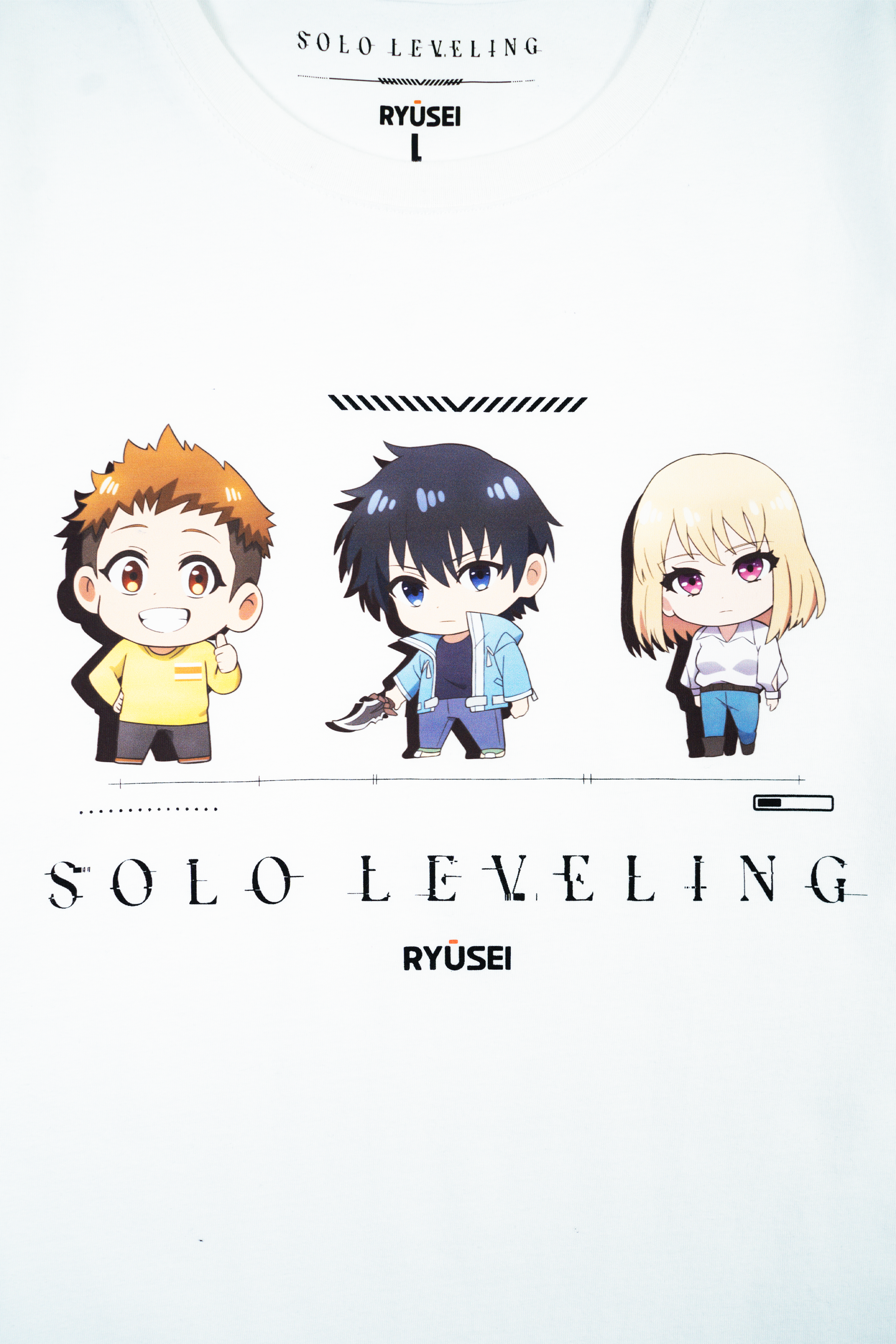 Ryusei x Solo Leveling | T-shirt Hunt Bound White