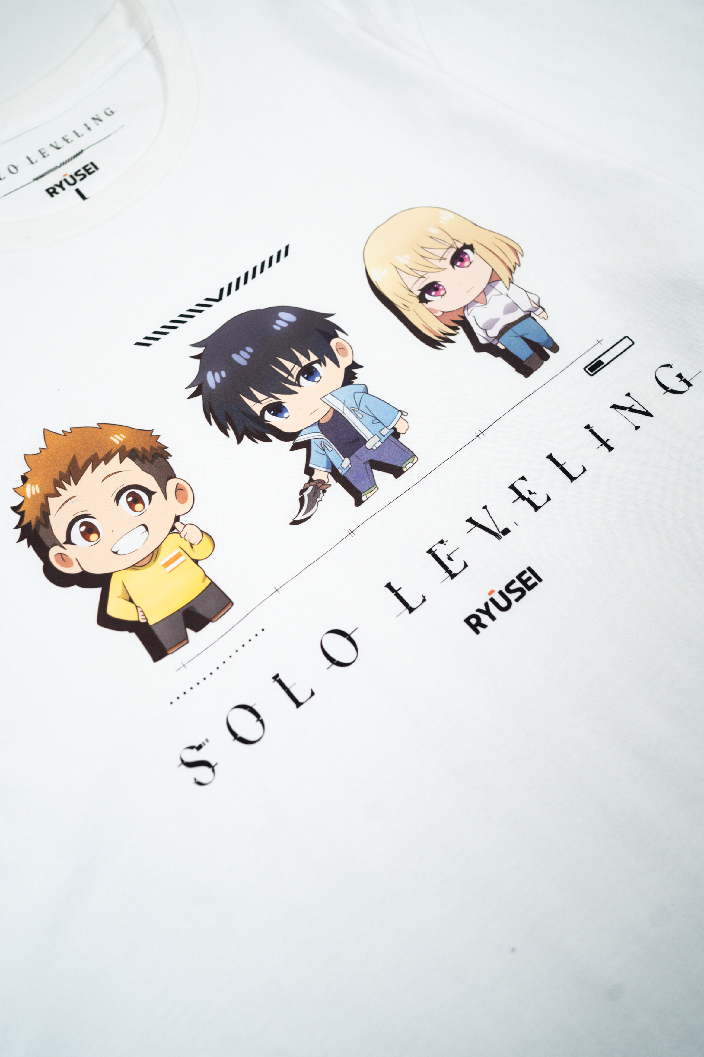 Ryusei x Solo Leveling | T-shirt Hunt Bound White