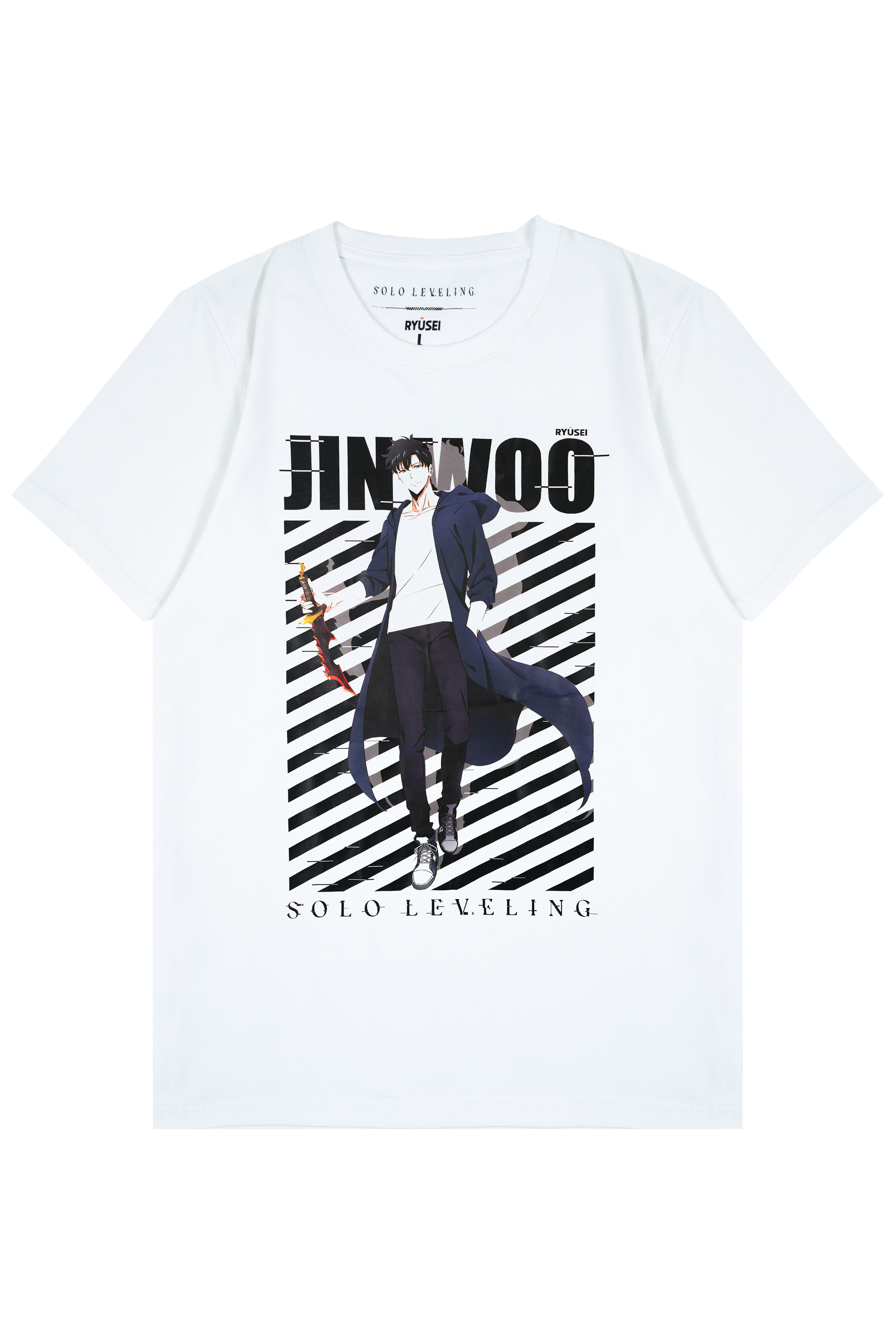 Ryusei x Solo Leveling | T-shirt Sung Jinwoo White