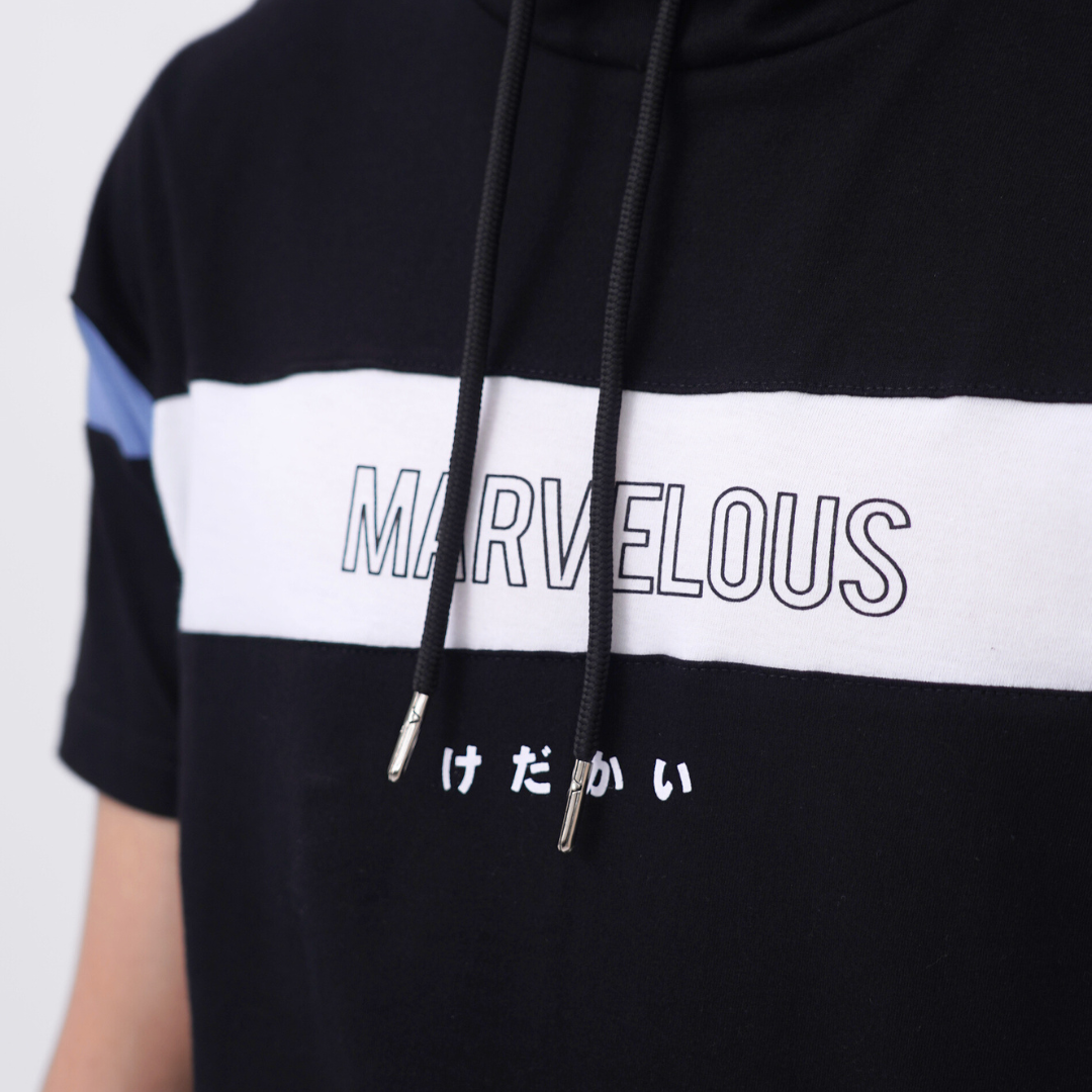 Ryusei Kaos Pria Turtleneck Nandito Marvelous CMB Black