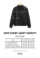 Ryusei Jacket Varsity Hiroyuki CMB Black