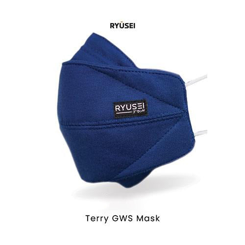 Ryusei Masker Kain Reusable Bahan Baby Terry Anti Debu Polusi Pelindung Wajah