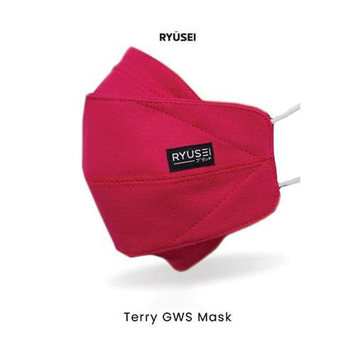 Ryusei Masker Kain Reusable Bahan Baby Terry Anti Debu Polusi Pelindung Wajah