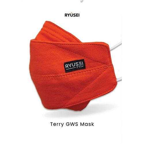 Ryusei Masker Kain Reusable Bahan Baby Terry Anti Debu Polusi Pelindung Wajah
