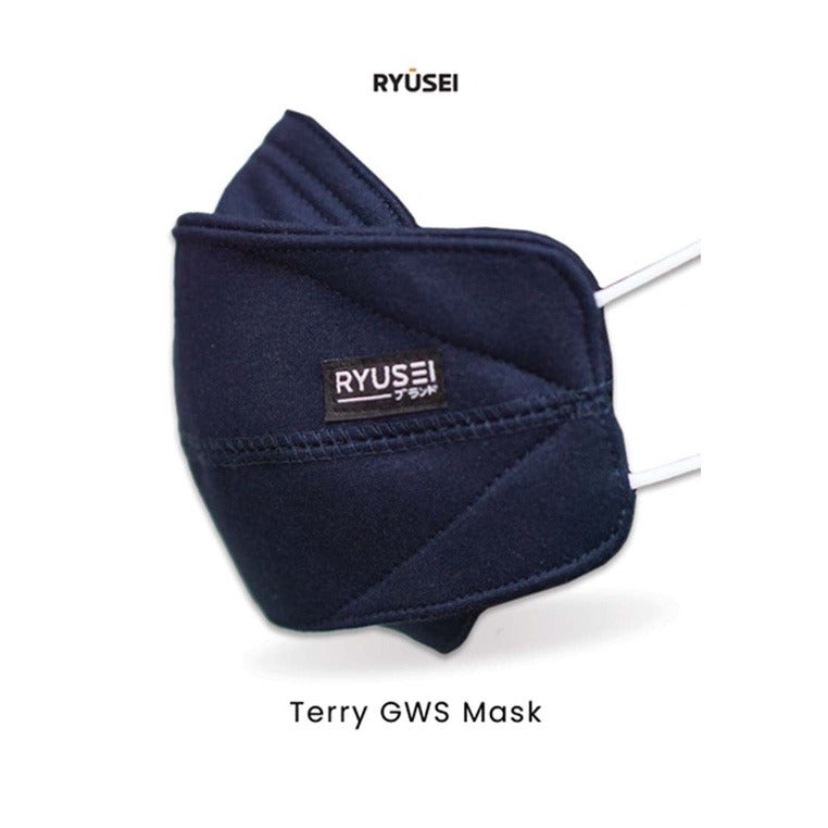 Ryusei Masker Kain Reusable Bahan Baby Terry Anti Debu Polusi Pelindung Wajah