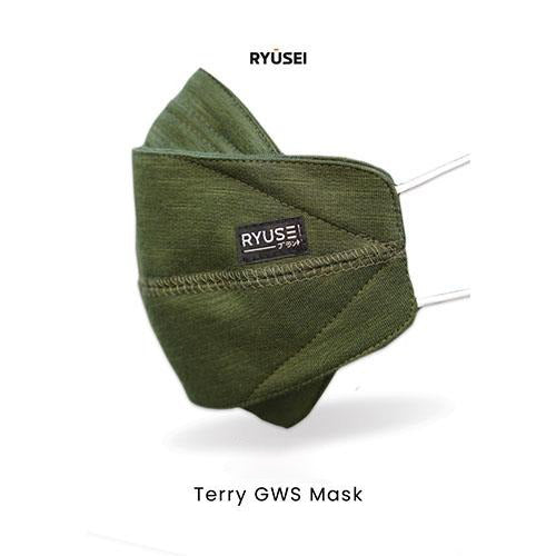 Ryusei Masker Kain Reusable Bahan Baby Terry Anti Debu Polusi Pelindung Wajah