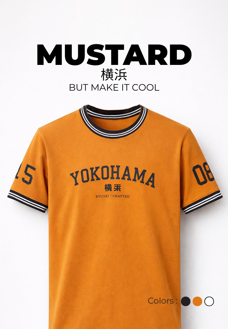 Ryusei Kaos Pria Yokohama | Dengan Pilihan Warna