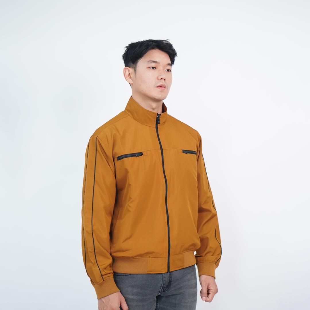 Ryusei Windbreaker Jacket Yoriyuki Mustard - Jaket Parasut