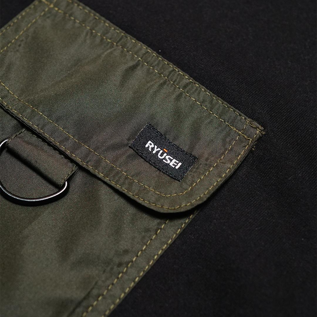 Ryusei Kaos Pria Oversize Boxy Tagashi Pocket