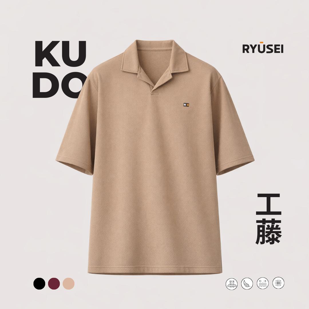 Ryusei Polo Oversize Kudo Twill – Polo dengan Tekstur Unik