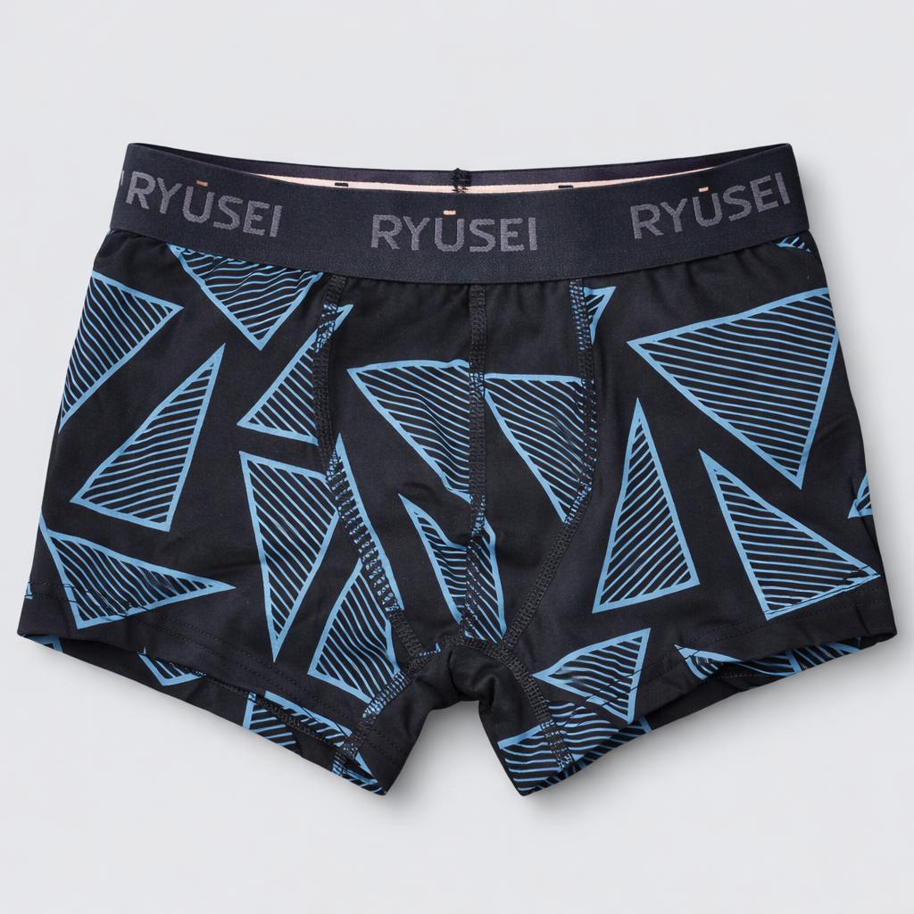 [3 pcs] Ryusei Boxer Anak Laki Laki Okiatsu 3PCS - Celana Dalam Anak Katun Motif & Polos Usia 1-14 Tahun