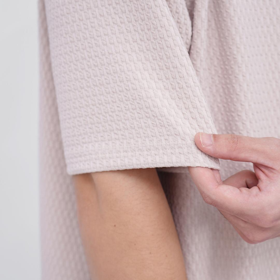 Ryusei T-shirt Oversize SORA Knit – Kaos Knit dengan Tekstur Unik