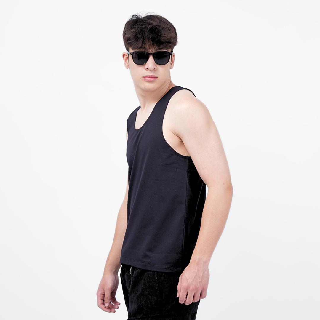 Ryusei Tanktop Pria Yuji Black