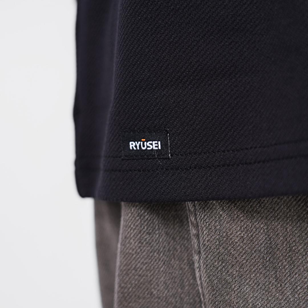 Ryusei Polo Oversize Kudo Twill – Polo dengan Tekstur Unik