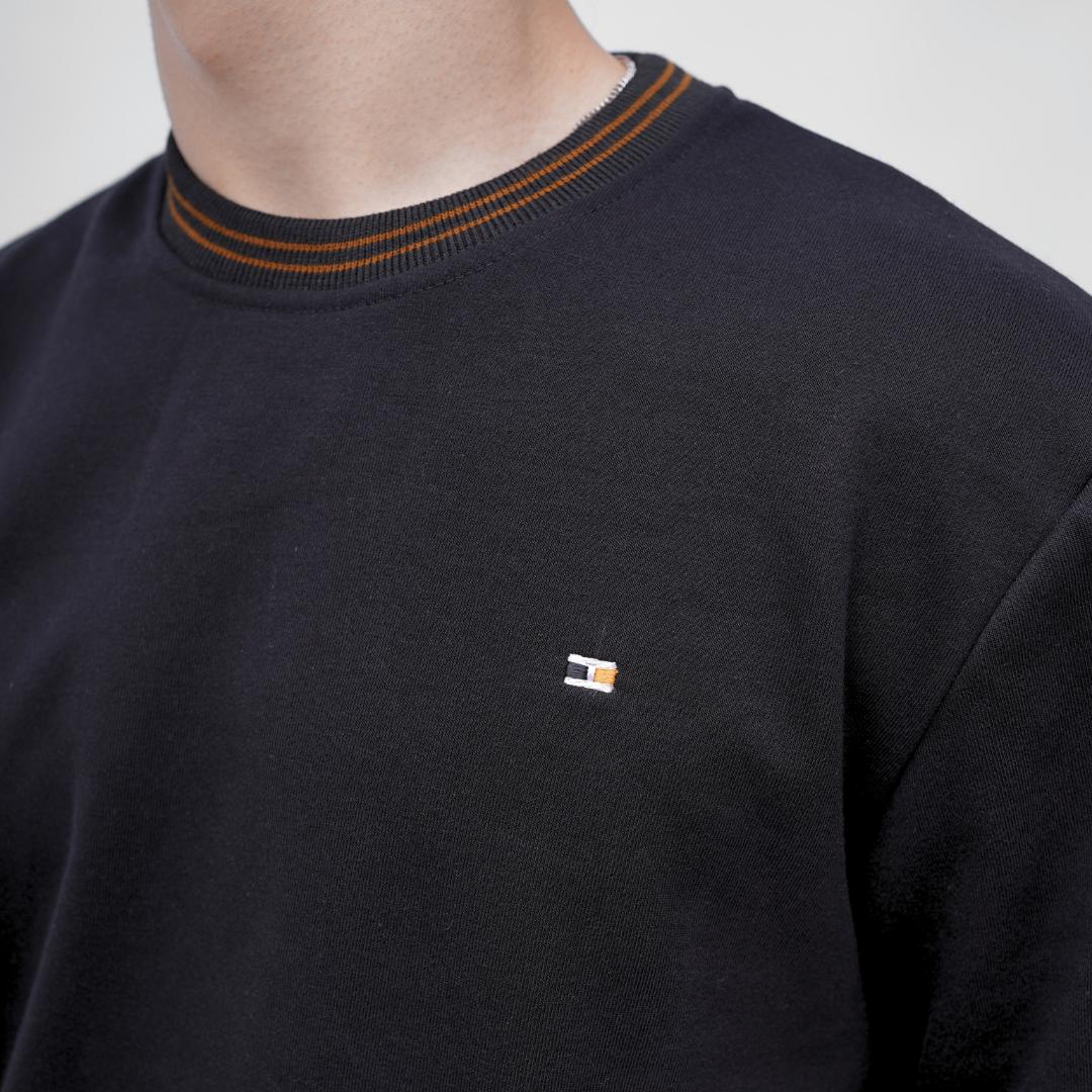 Ryusei Sweater Pria Premium Basic Black
