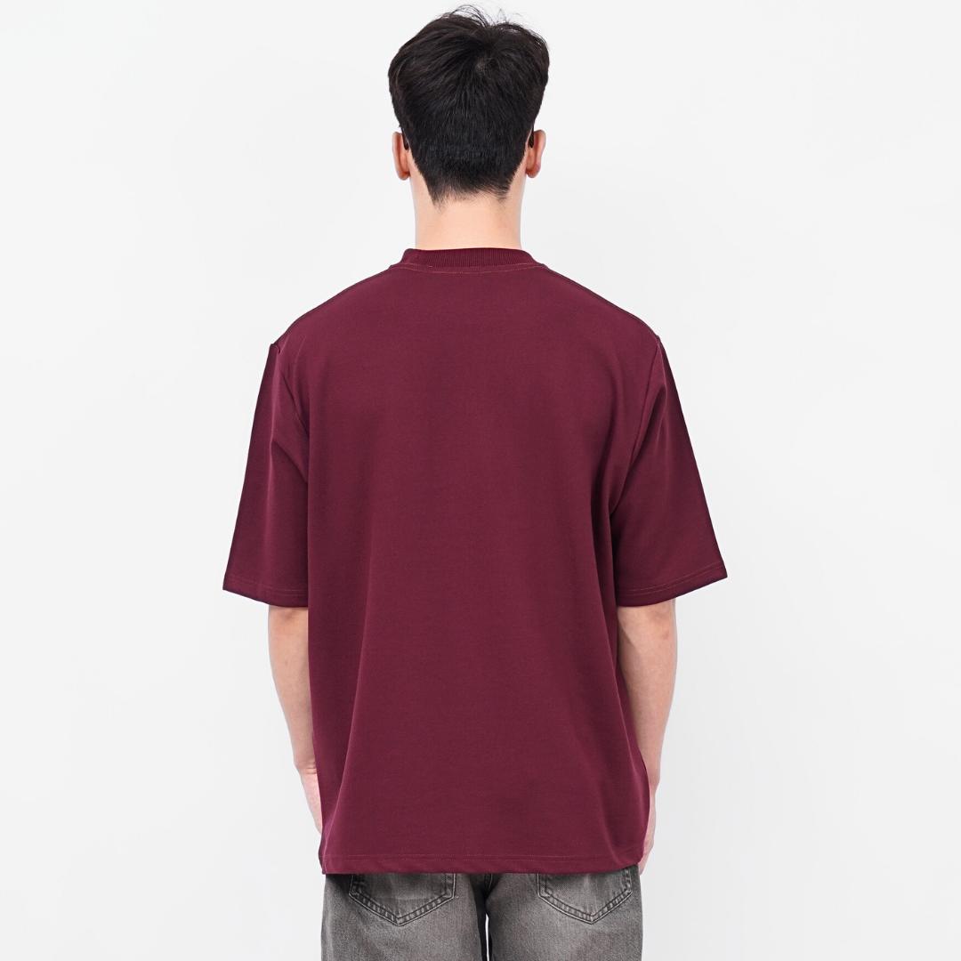 Ryusei T-shirt Oversize Kudo Twill – Kaos dengan Tekstur Unik