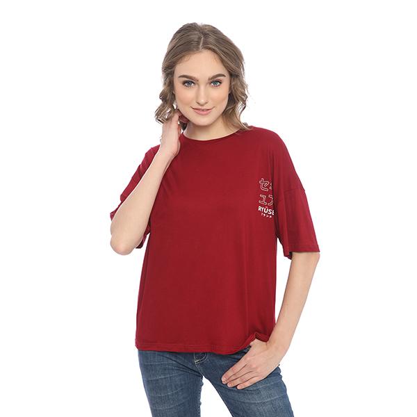 Tsh Oversize Kitami Maroon