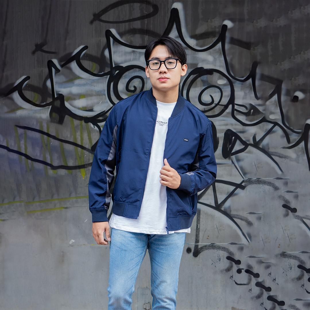 Ryusei Jaket Parasut Pria Windbreaker Anti Air - Nyaman & Stylish