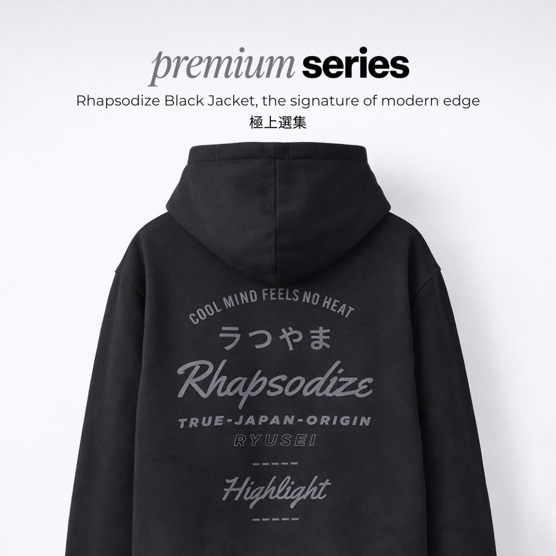 [LIMITED EDITION] Ryusei Jaket Pria Rhapsodize Black