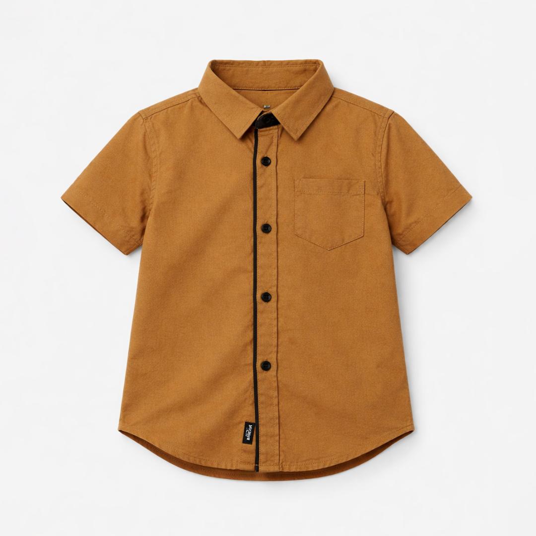 Ryusei Shirt kids Atsugawa Brown