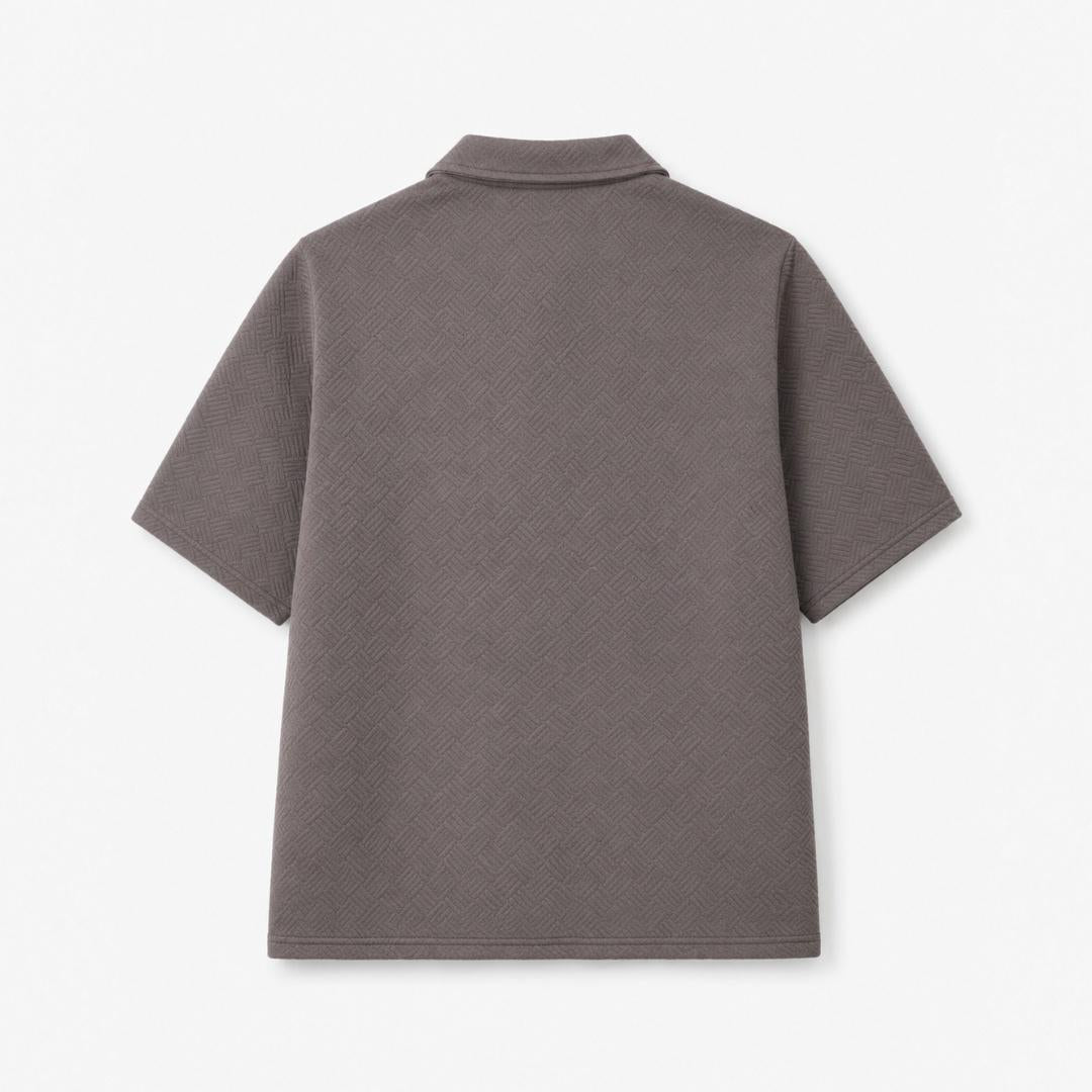 Ryusei Polo Pria Oversize Natsuki Basic Knit Dusty Grey
