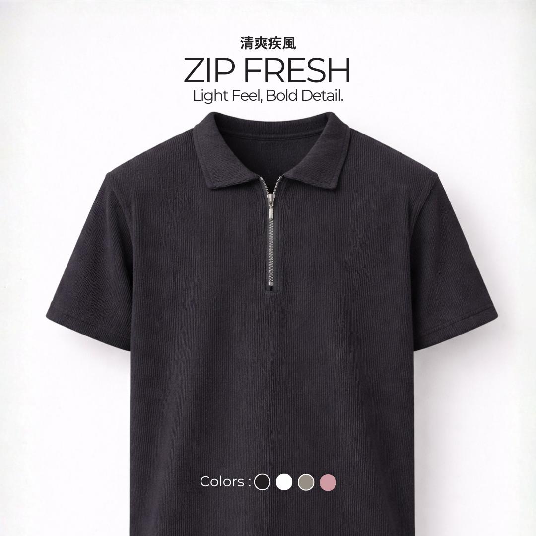 Ryusei Polo Pria SHIN Fit Basic | Polo dengan Tekstur Unik