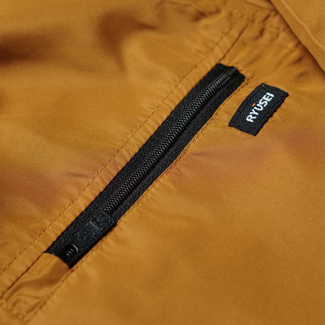 Ryusei Windbreaker Jacket Yoriyuki Mustard - Jaket Parasut