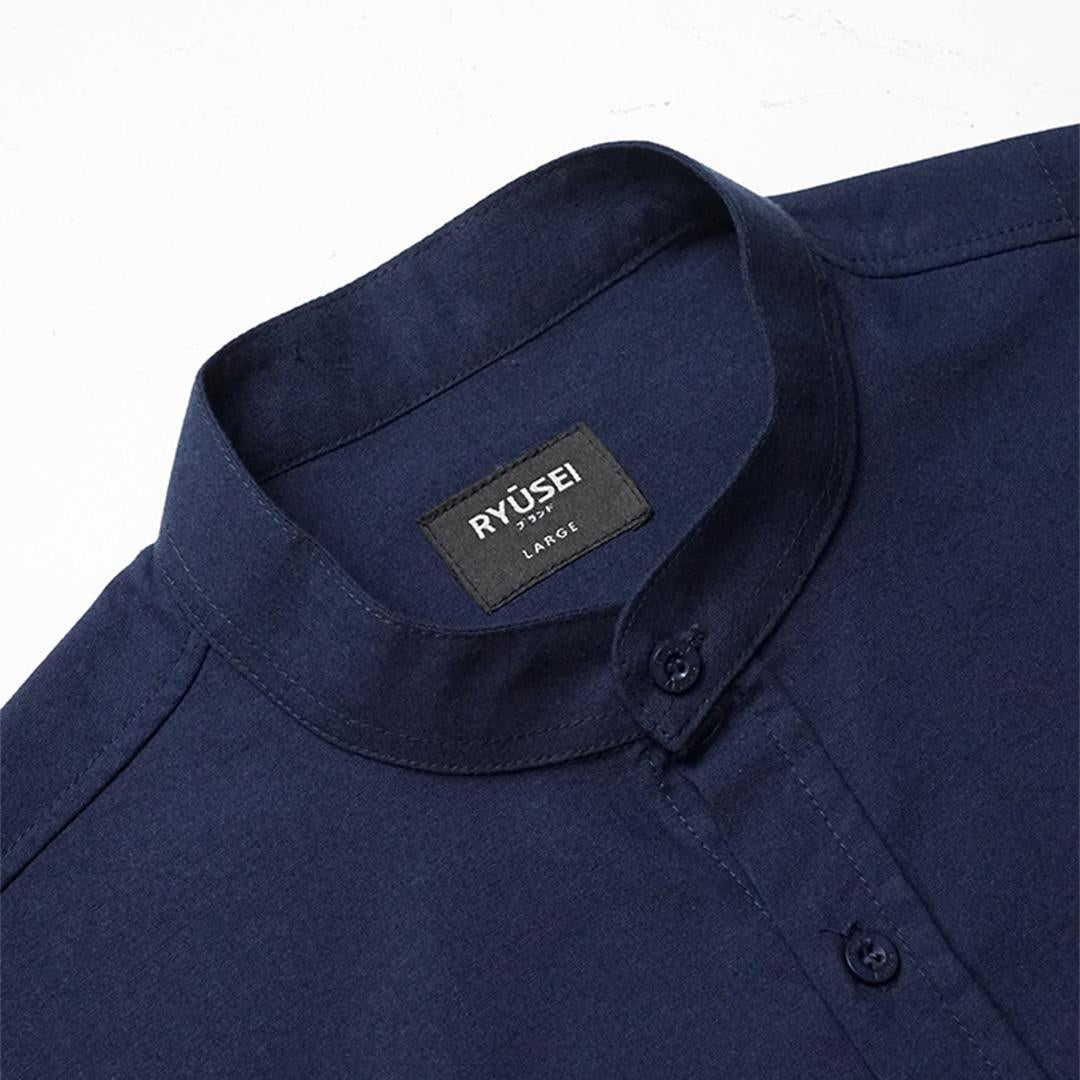 Ryusei Kemeja Atsuya Long Sleeve Navy