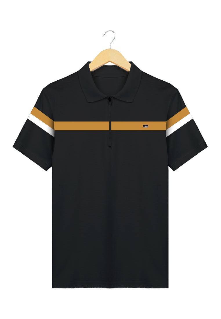 Ryusei Polo Shirt Katagami CMB Black - Ryusei