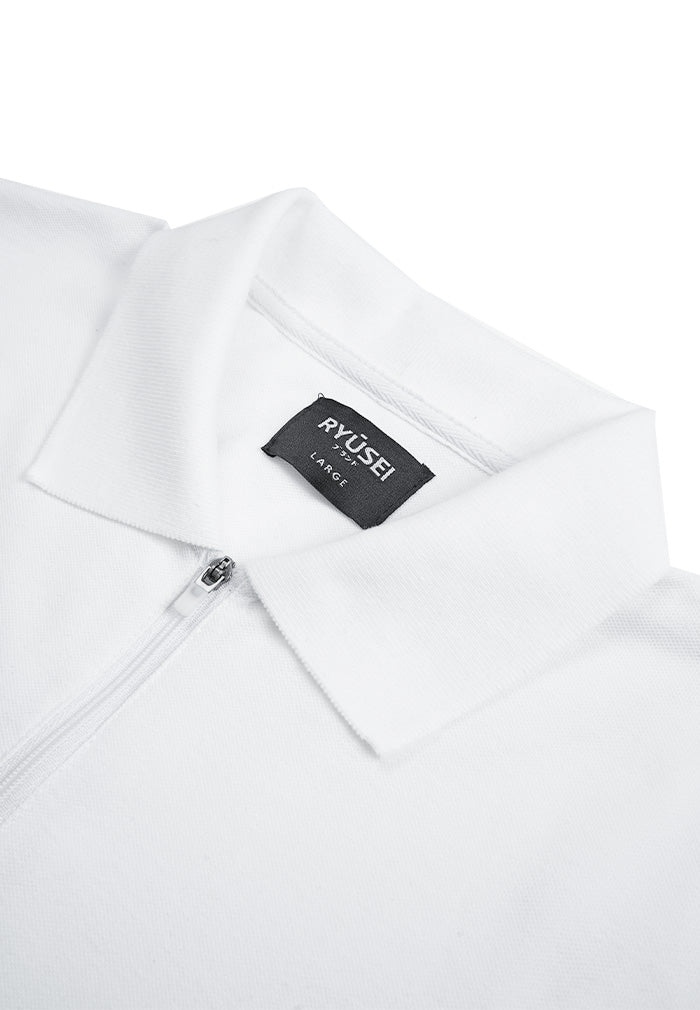 Ryusei Polo Shirt Nagayama CMB White - Ryusei