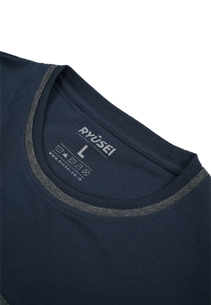 Ryusei Tshirt Kujira CMB Navy - Ryusei