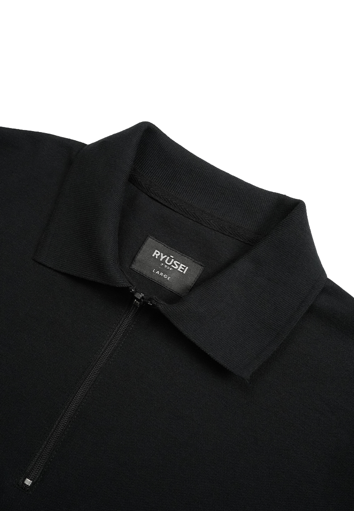 Ryusei Polo Shirt Kiakari CMB Black - Ryusei