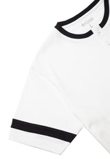 Ryusei Tshirt Arakami Button CMB White