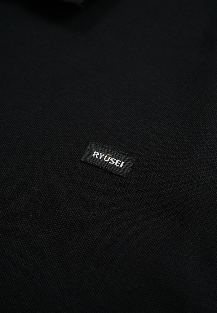 Ryusei Polo Shirt Kiakari CMB Black - Ryusei