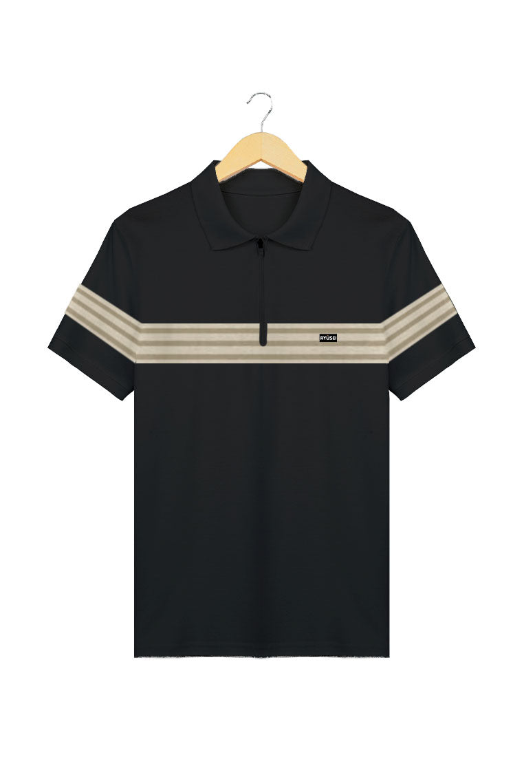 Ryusei Polo Pria Katsuragi CMB Black