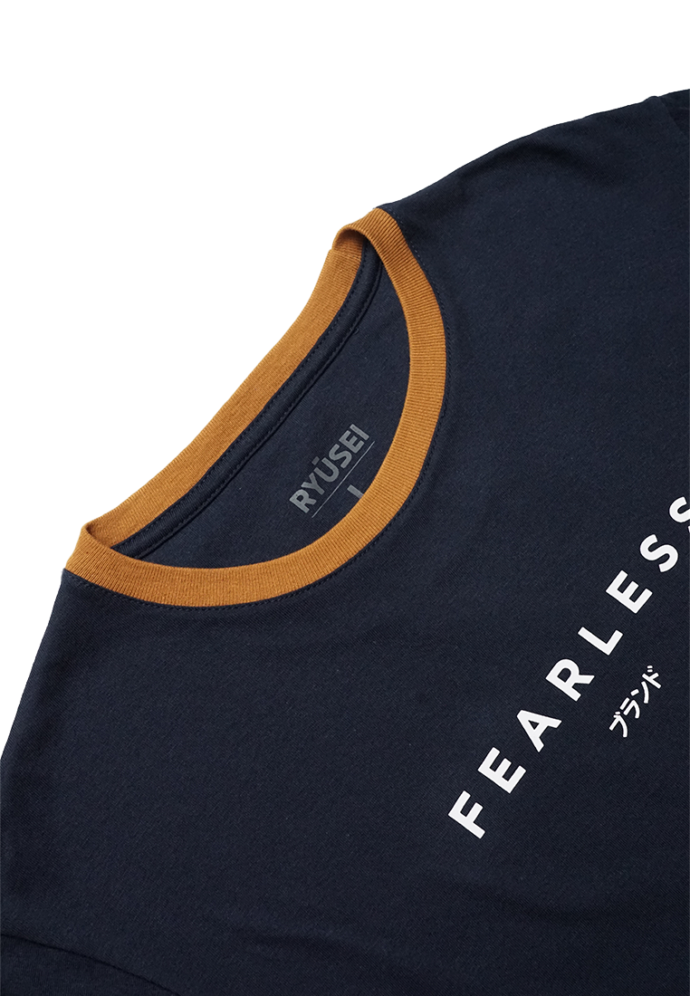 Ryusei Tshirt Fearless Long Sleeve CMB Navy - Ryusei