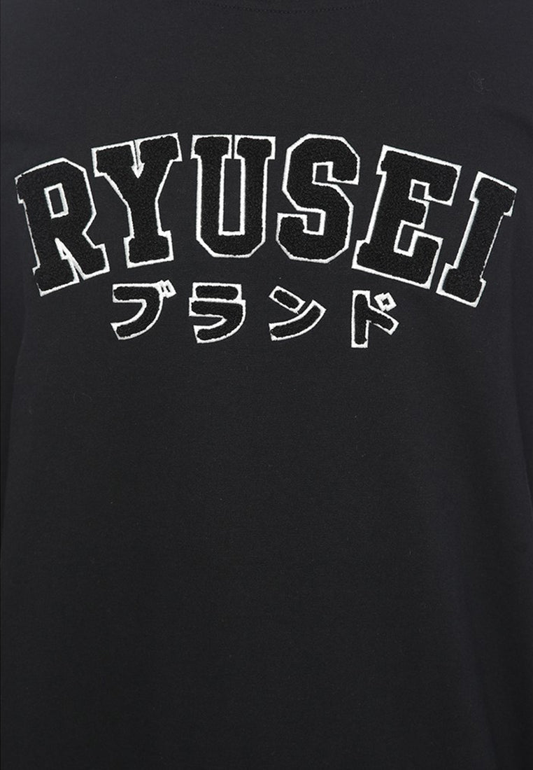 Ryusei Sweater Shinagawa Black - Ryusei Pakaian Pria > Outerwear > Sweater & Kardigan