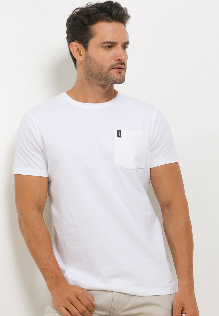 Ryusei Tshirt Kama Pocket White - Ryusei